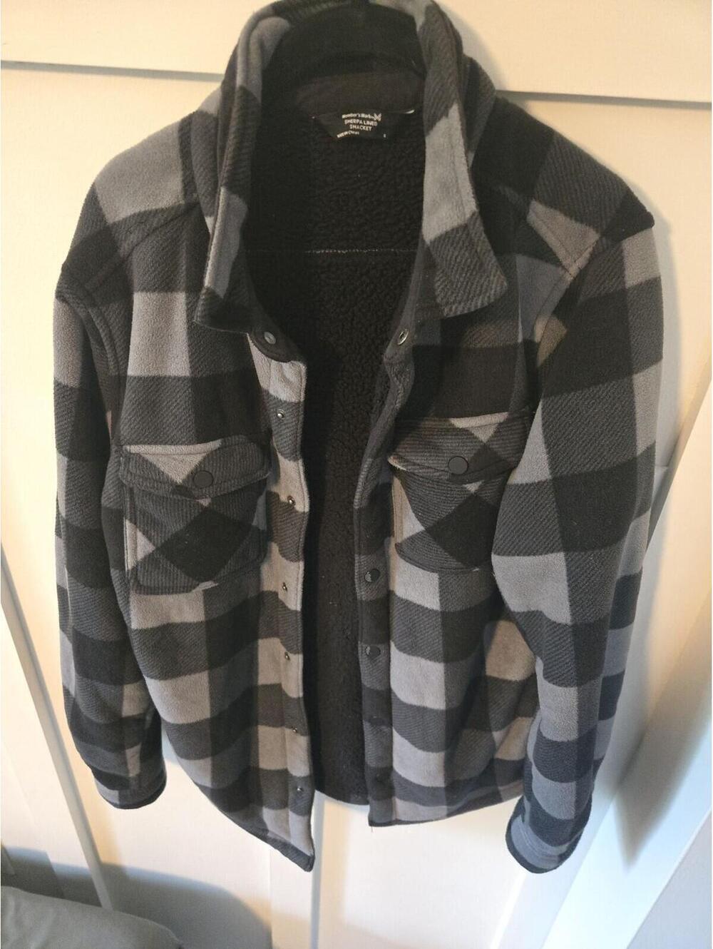 Member's Mark Sherpa Lined Buffalo Plaid Shacket Size S